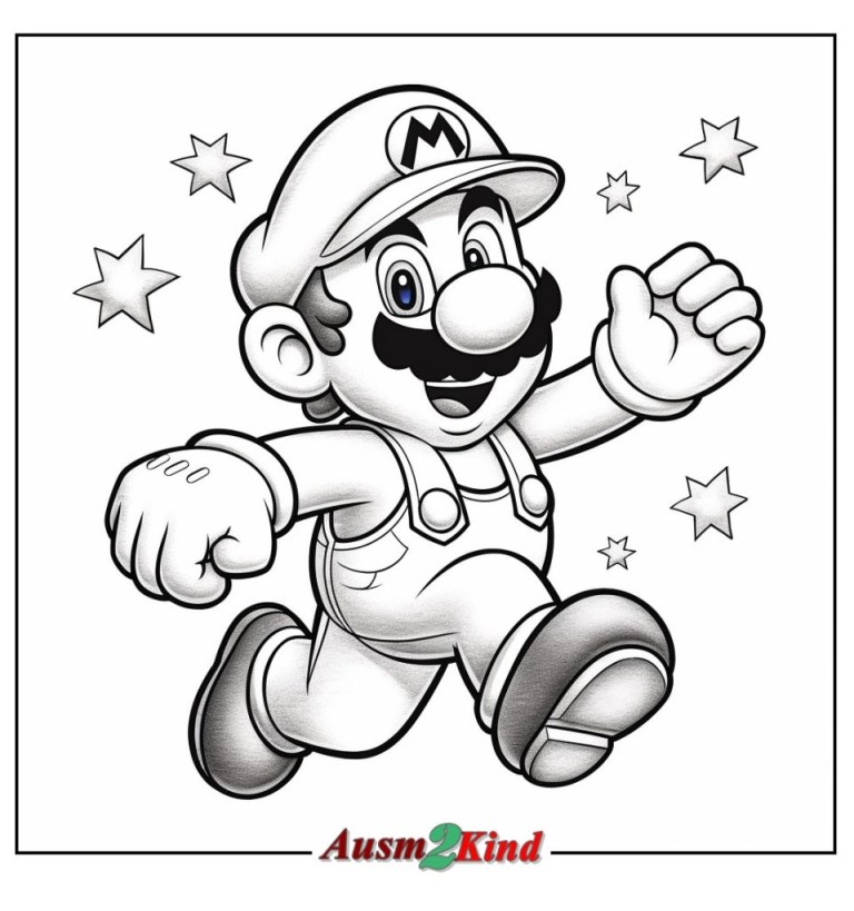 Ausmalbilder Mario
