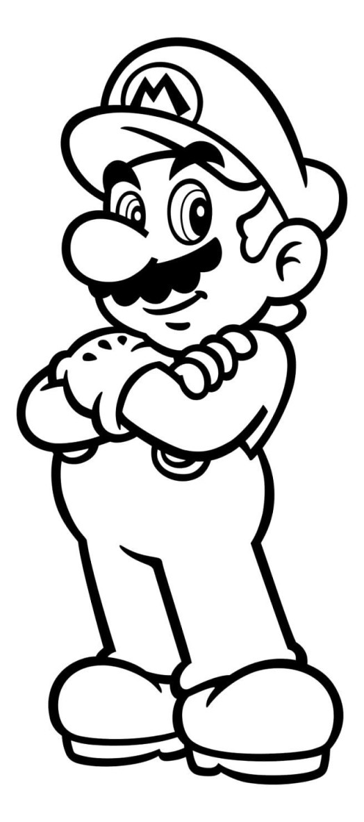 Beste Mario Ausmalbilder Sammlung  Comicfiguren zeichnen